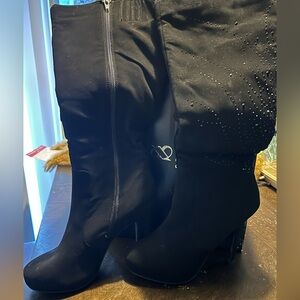 Black Scene Boots
